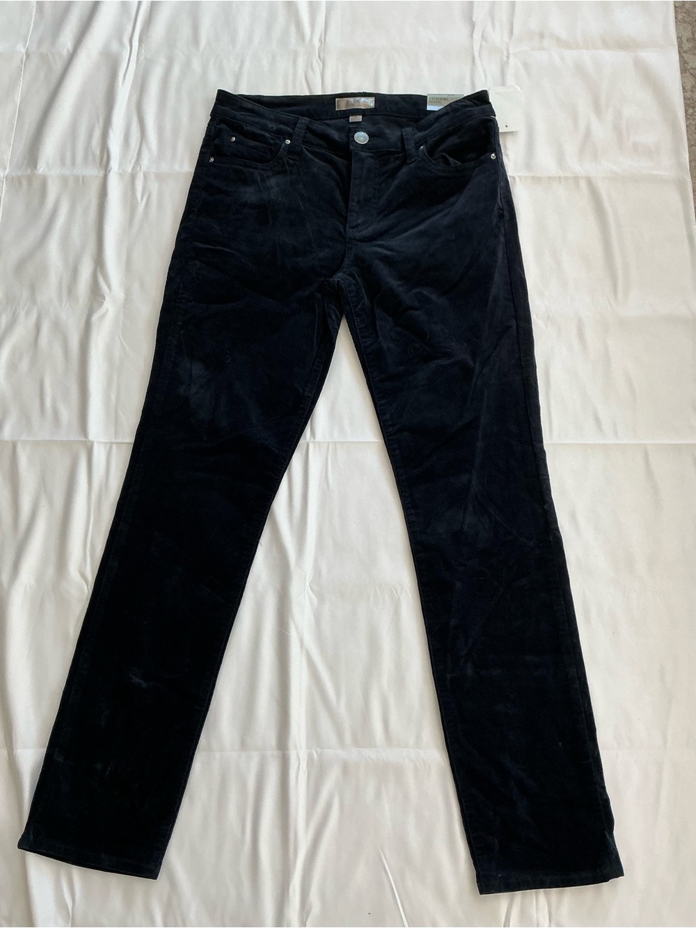 Kut from the Kloth Black Corduroy Boyfriend Jeans